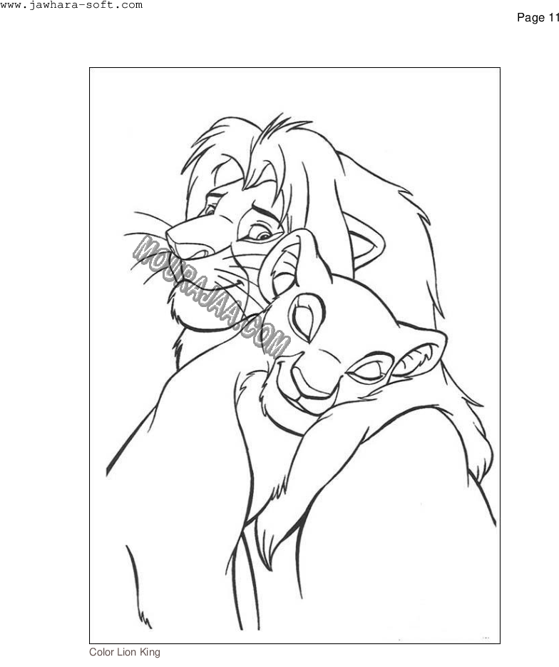 Lion King Coloring Pages