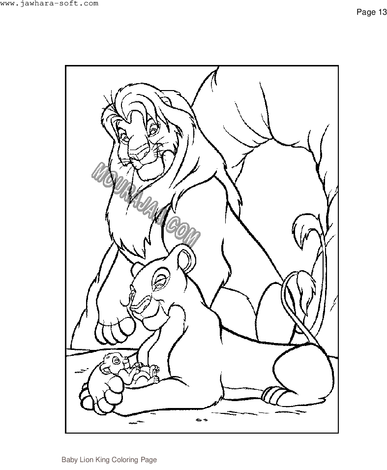 Lion King Coloring Pages