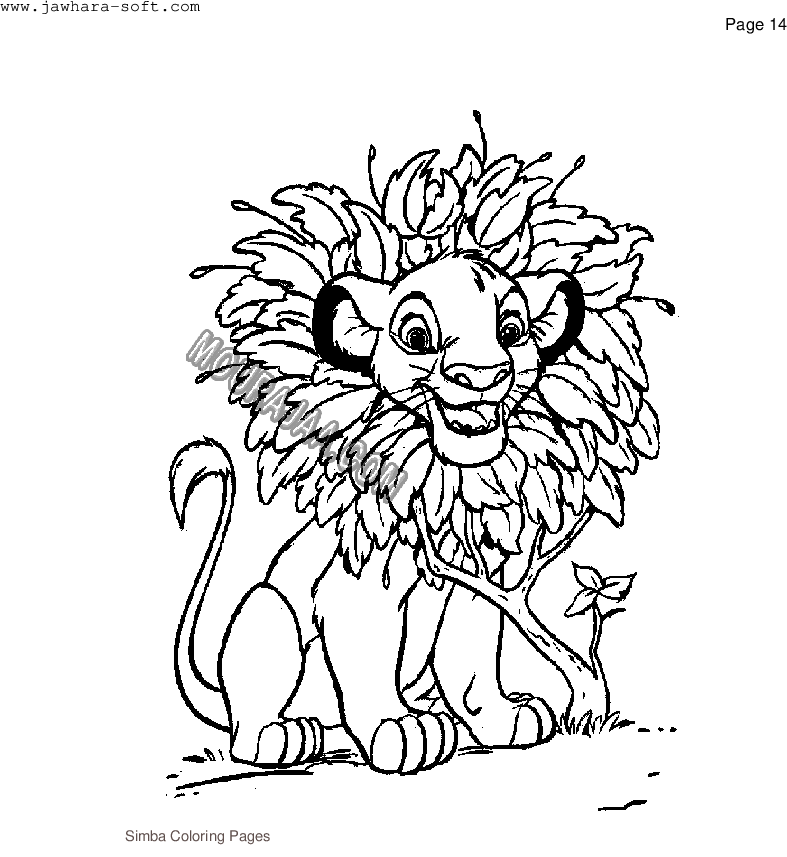Lion King Coloring Pages