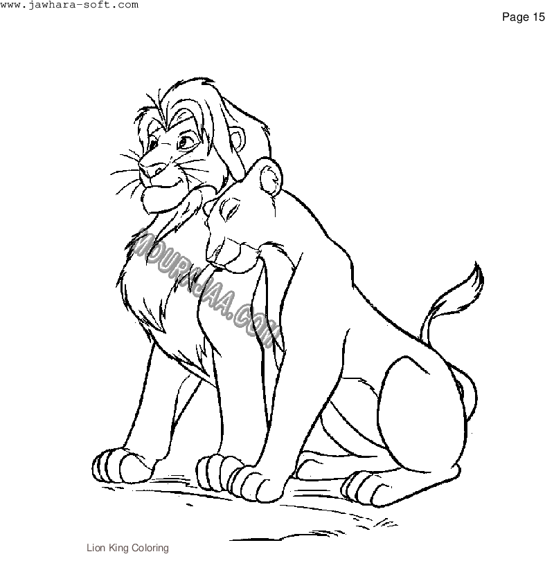 Lion King Coloring Pages