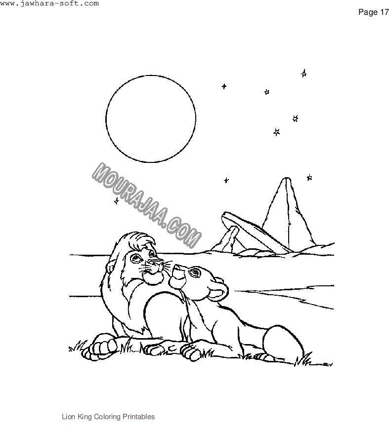 Lion King Coloring Pages