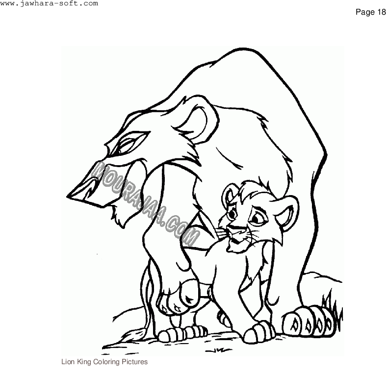Lion King Coloring Pages