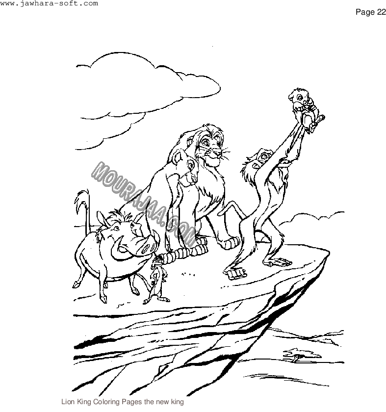 Lion King Coloring Pages