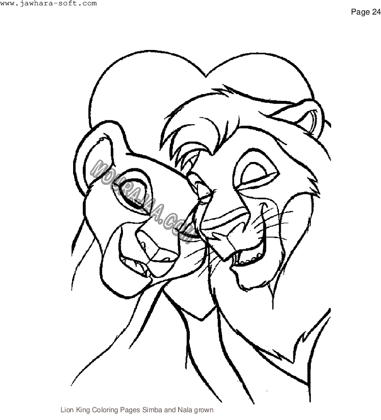 Lion King Coloring Pages