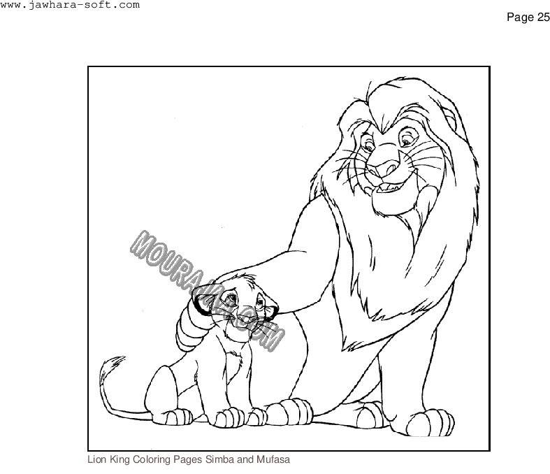Lion King Coloring Pages