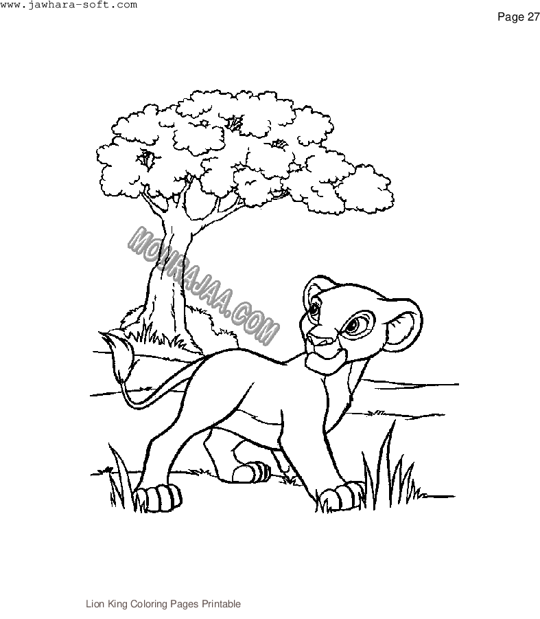 Lion King Coloring Pages