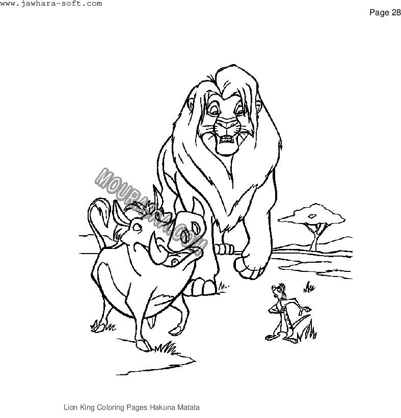 Lion King Coloring Pages