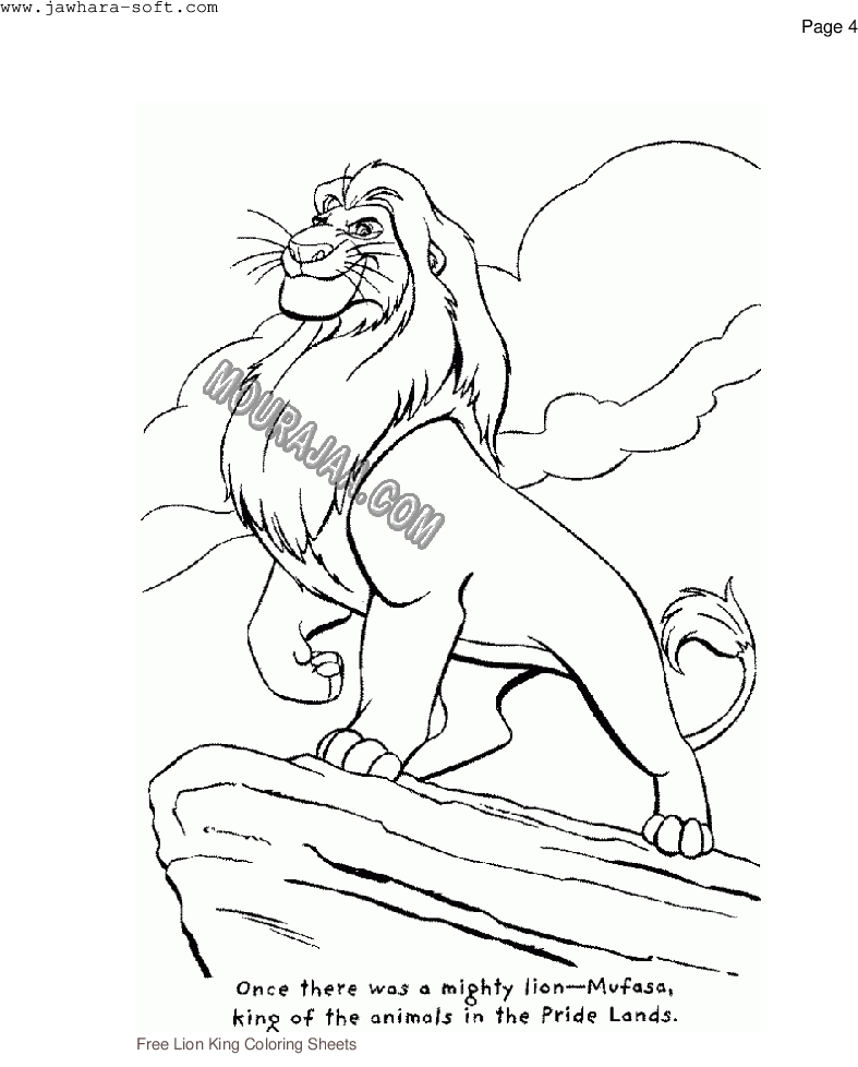 Lion King Coloring Pages