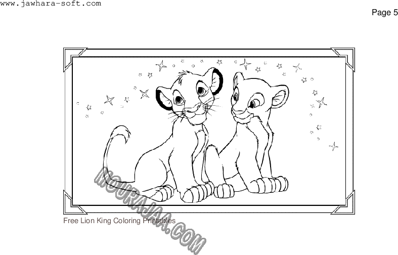 Lion King Coloring Pages