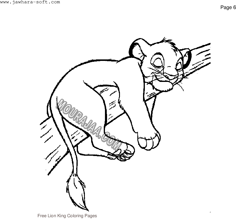 Lion King Coloring Pages