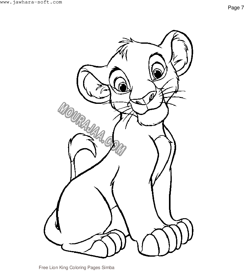 Lion King Coloring Pages