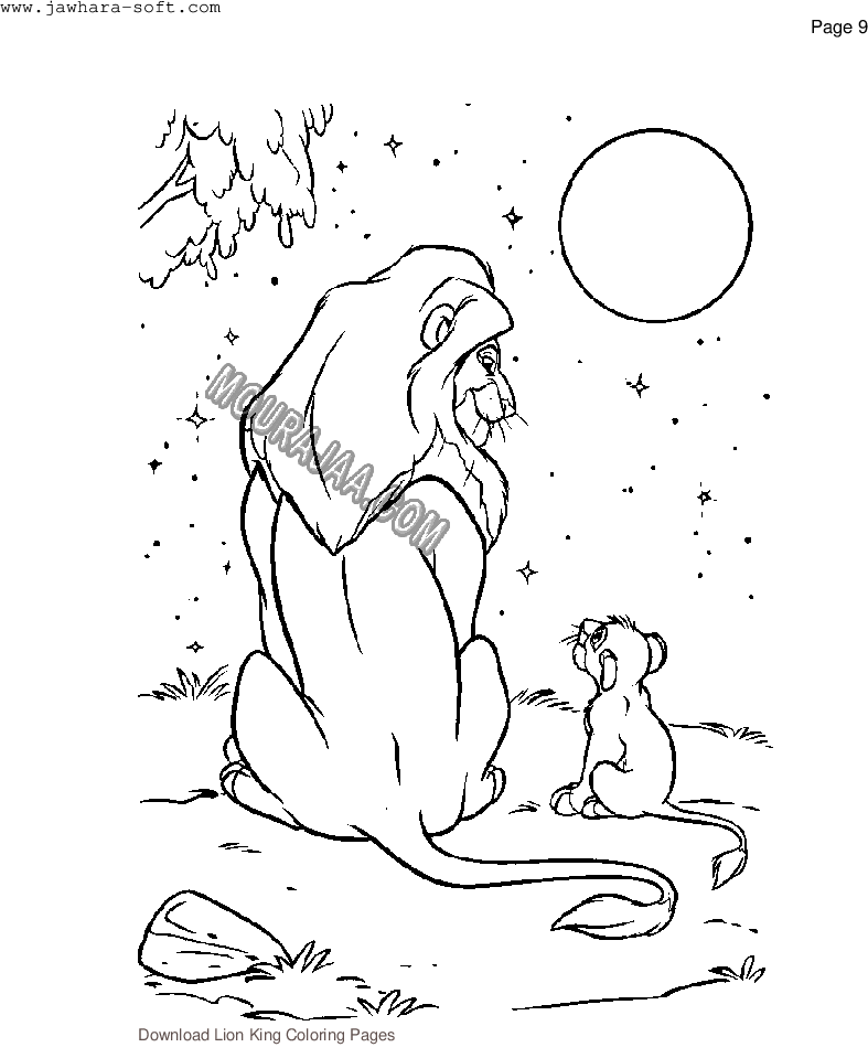Lion King Coloring Pages