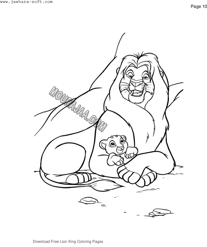 Lion King Coloring Pages