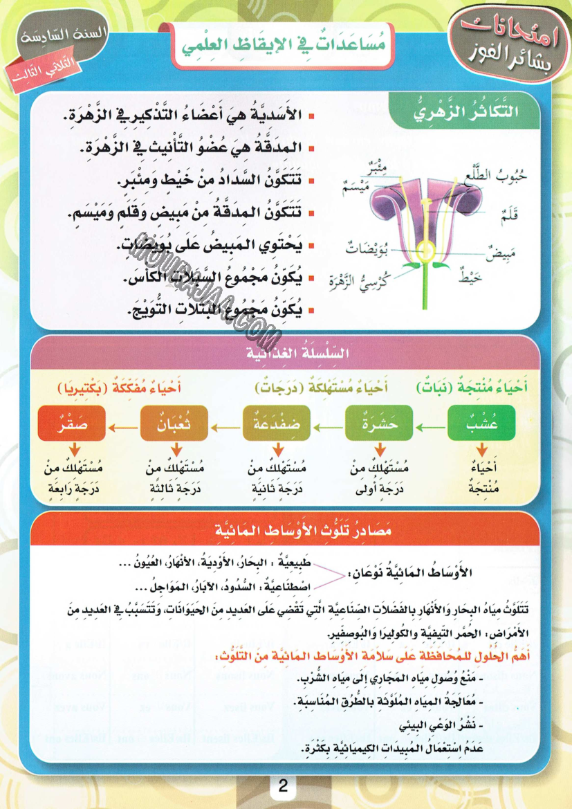 امتحانات بشائر الفوز عبد سنة سادسة 6 ثلاثي ثالث