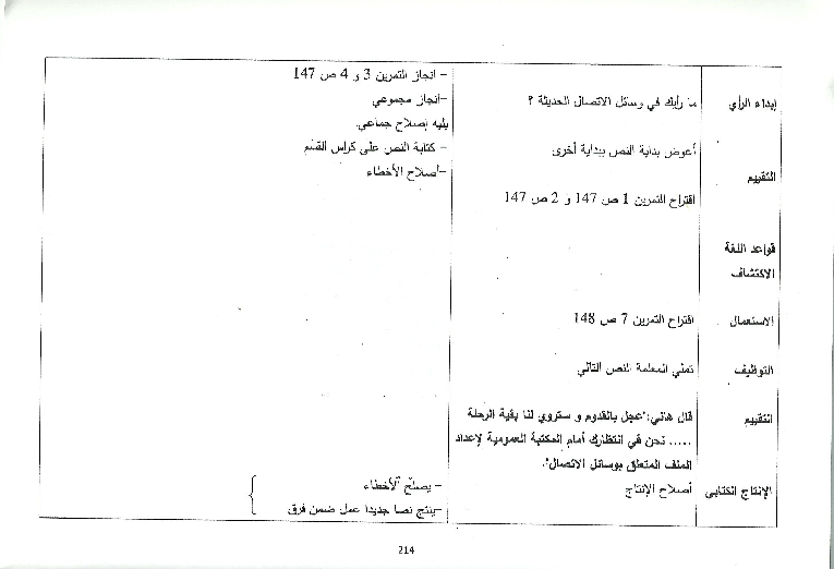 مذكرات كافة الوحدات عربية سنة ثالثة