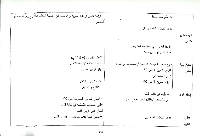 مذكرات كافة الوحدات عربية سنة ثالثة