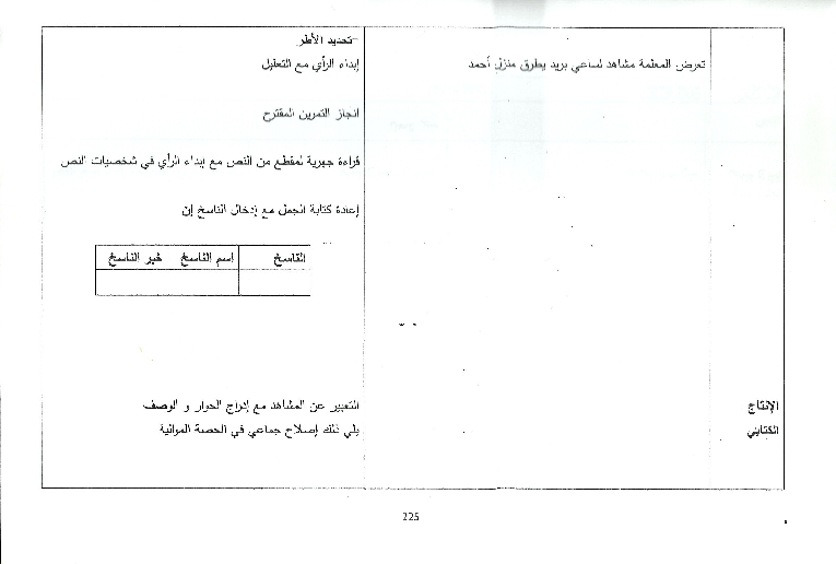 مذكرات كافة الوحدات عربية سنة ثالثة