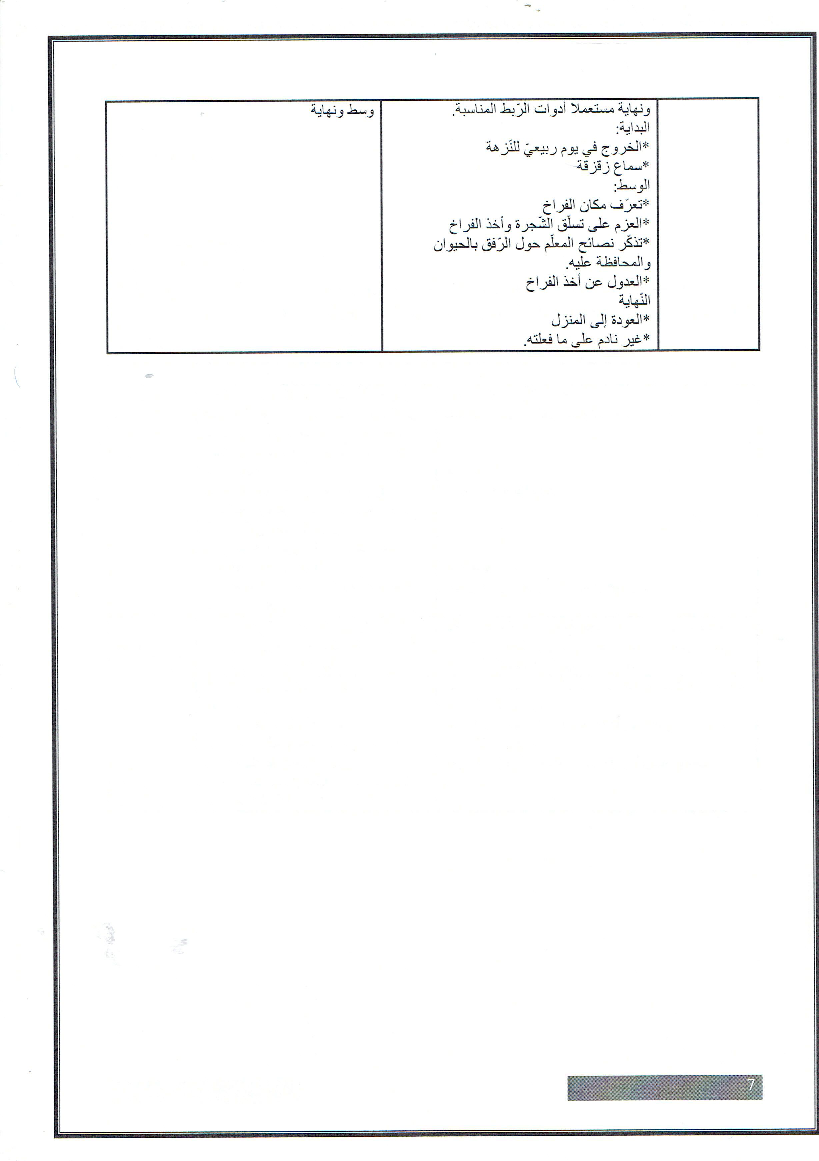 مذكرات كافة الوحدات عربية سنة ثالثة