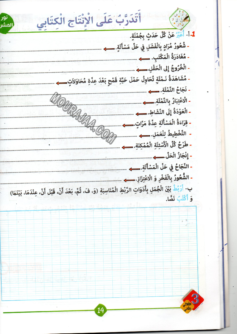 نور المشرق سنة ثالثة الثلاثي الثاني