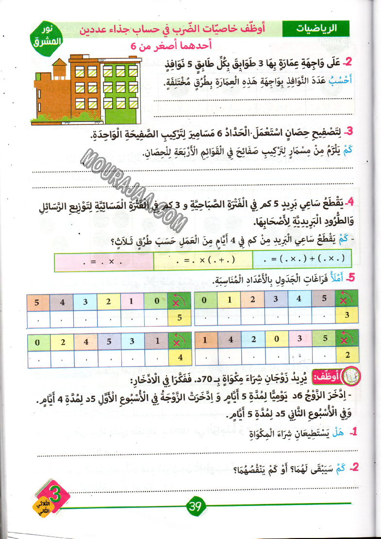 نور المشرق سنة ثالثة الثلاثي الثاني
