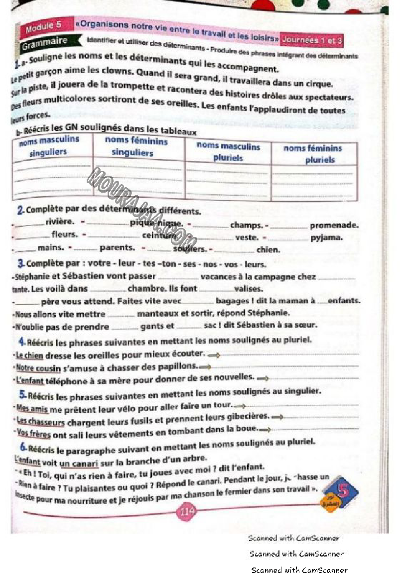 نور المشرق سنة خامسة الثلاثي الثاني