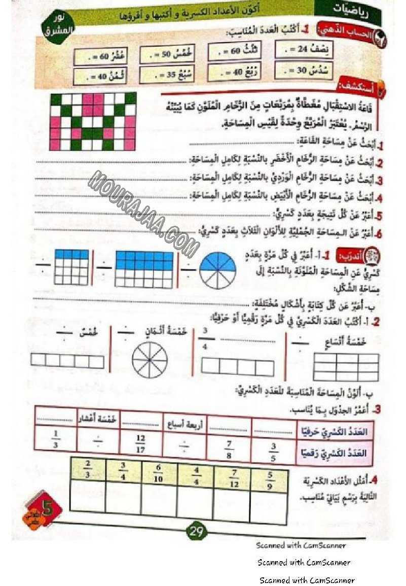 نور المشرق سنة خامسة الثلاثي الثاني