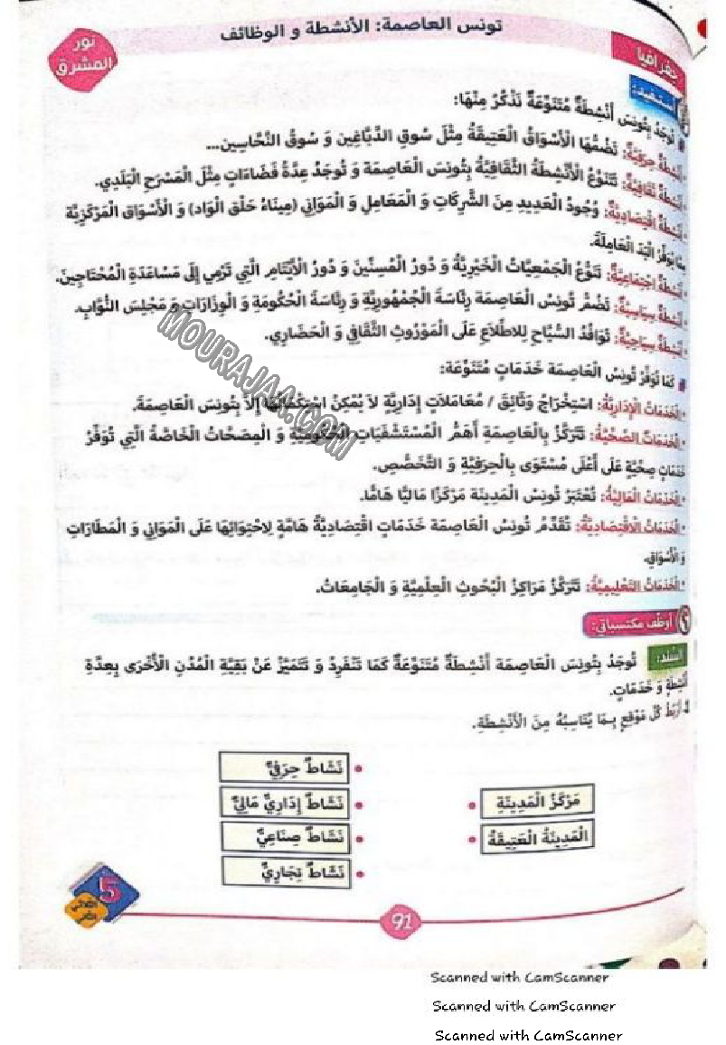 نور المشرق سنة خامسة الثلاثي الثاني