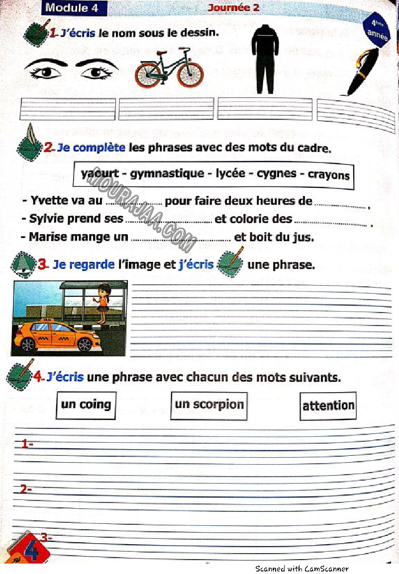 نور المشرق سنة رابعة الثلاثي الثاني