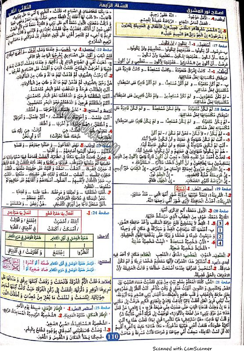 نور المشرق سنة رابعة الثلاثي الثاني
