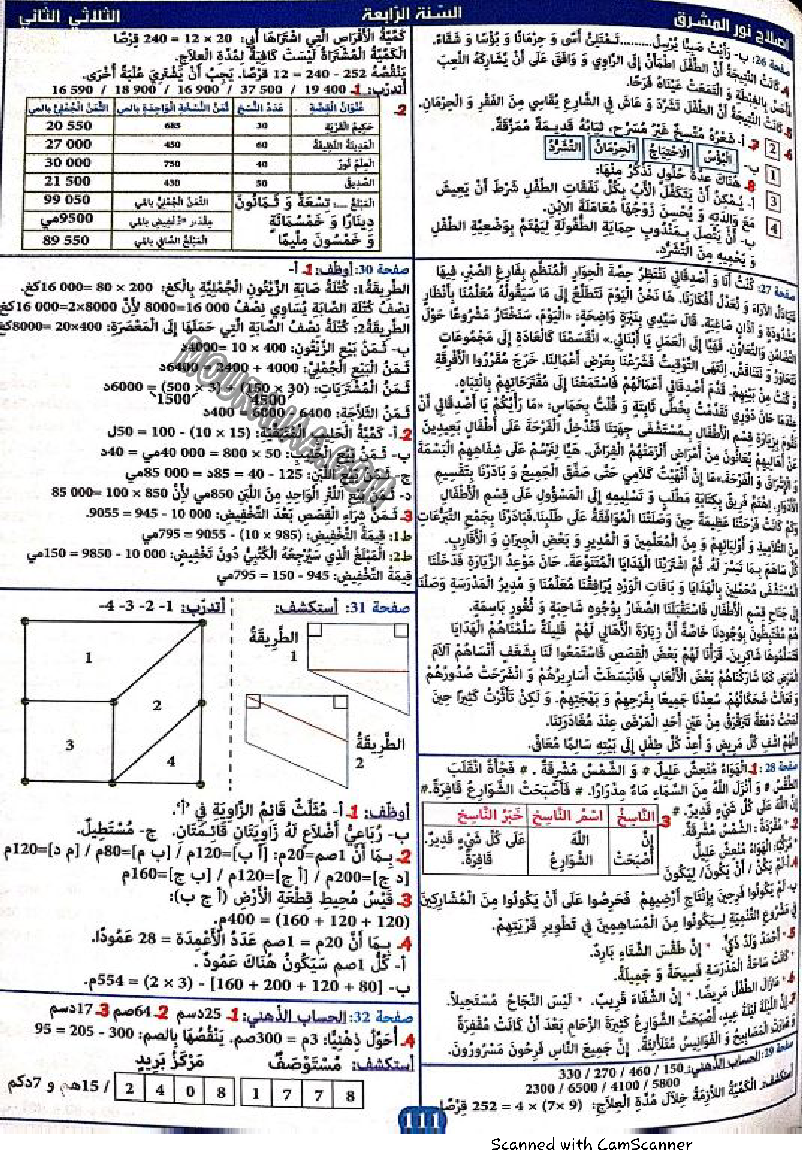 نور المشرق سنة رابعة الثلاثي الثاني