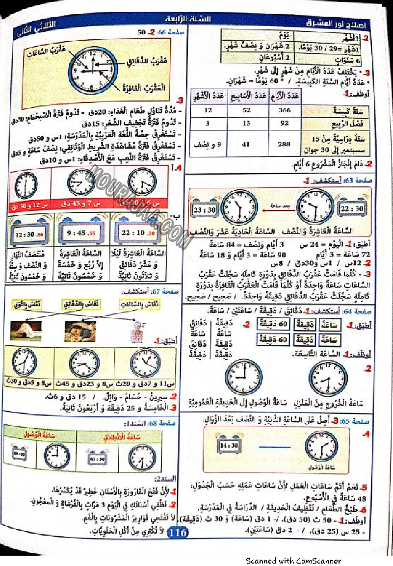نور المشرق سنة رابعة الثلاثي الثاني