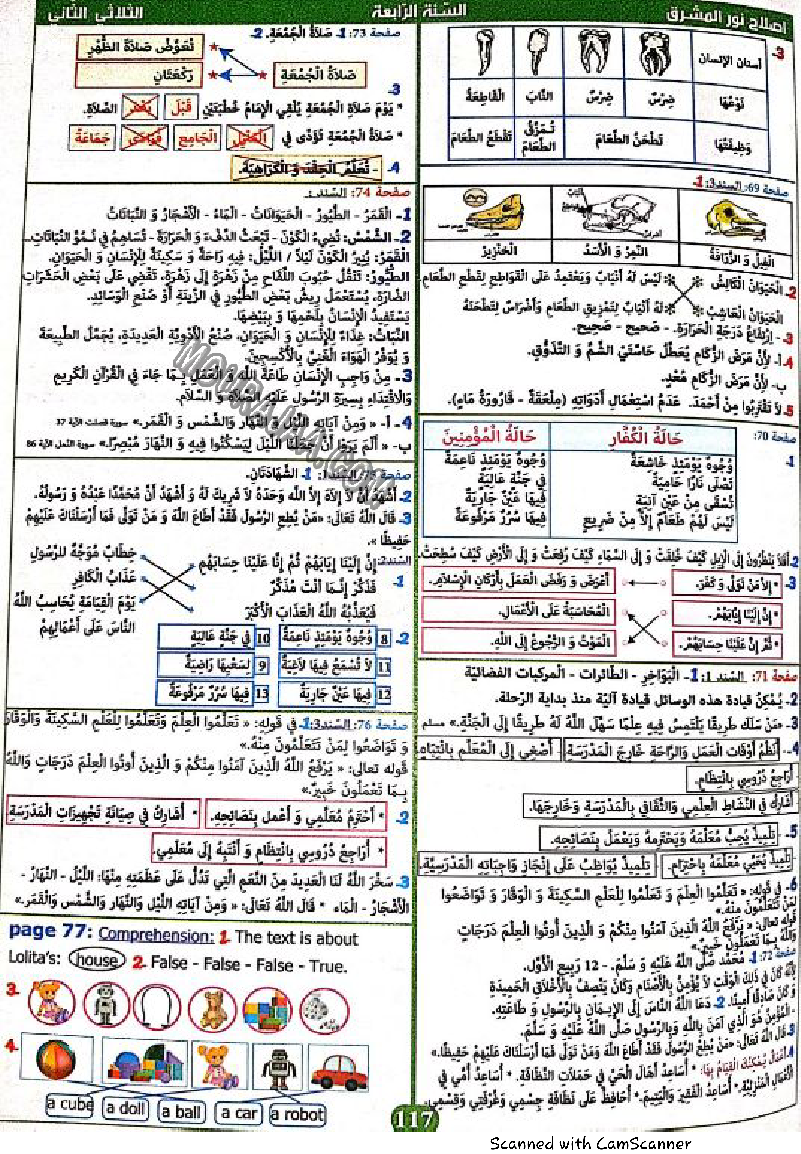 نور المشرق سنة رابعة الثلاثي الثاني