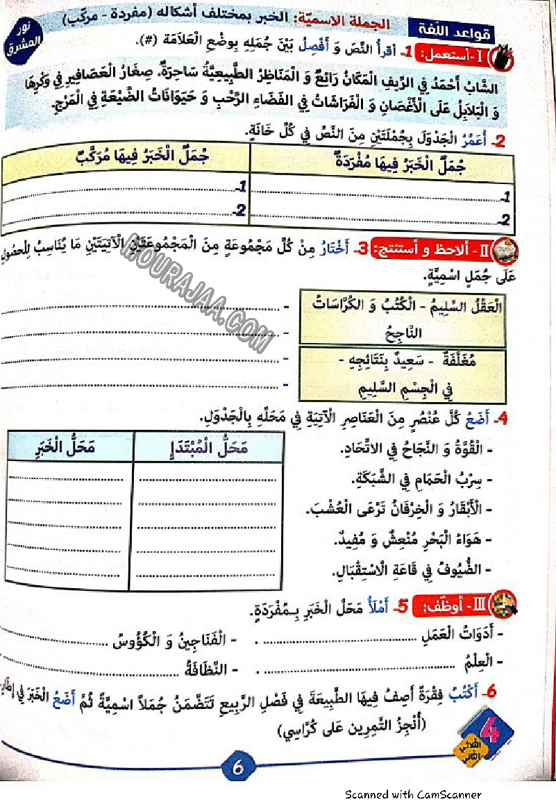 نور المشرق سنة رابعة الثلاثي الثاني