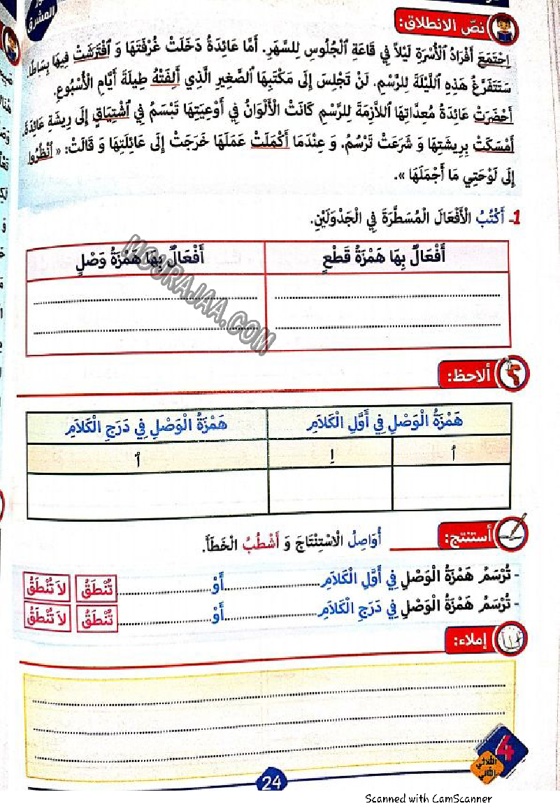 نور المشرق سنة رابعة الثلاثي الثاني