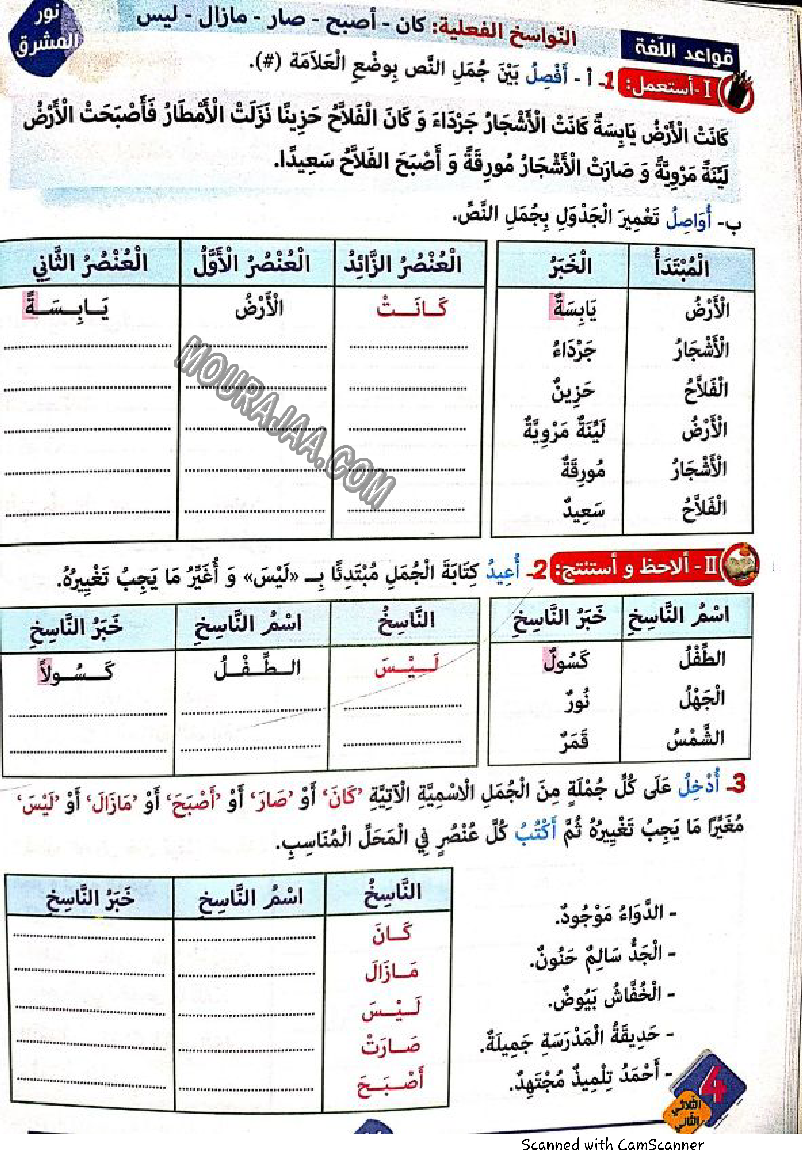 نور المشرق سنة رابعة الثلاثي الثاني