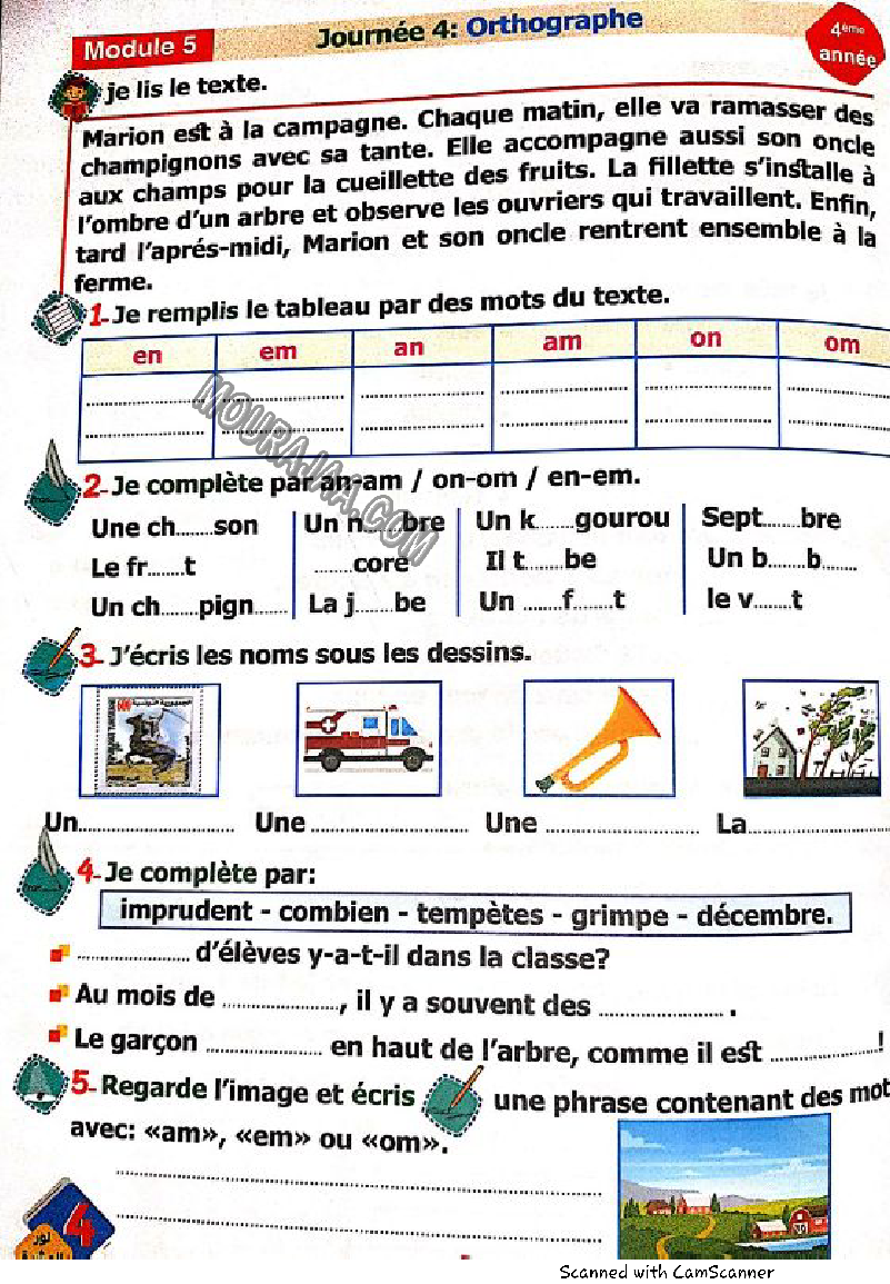 نور المشرق سنة رابعة الثلاثي الثاني