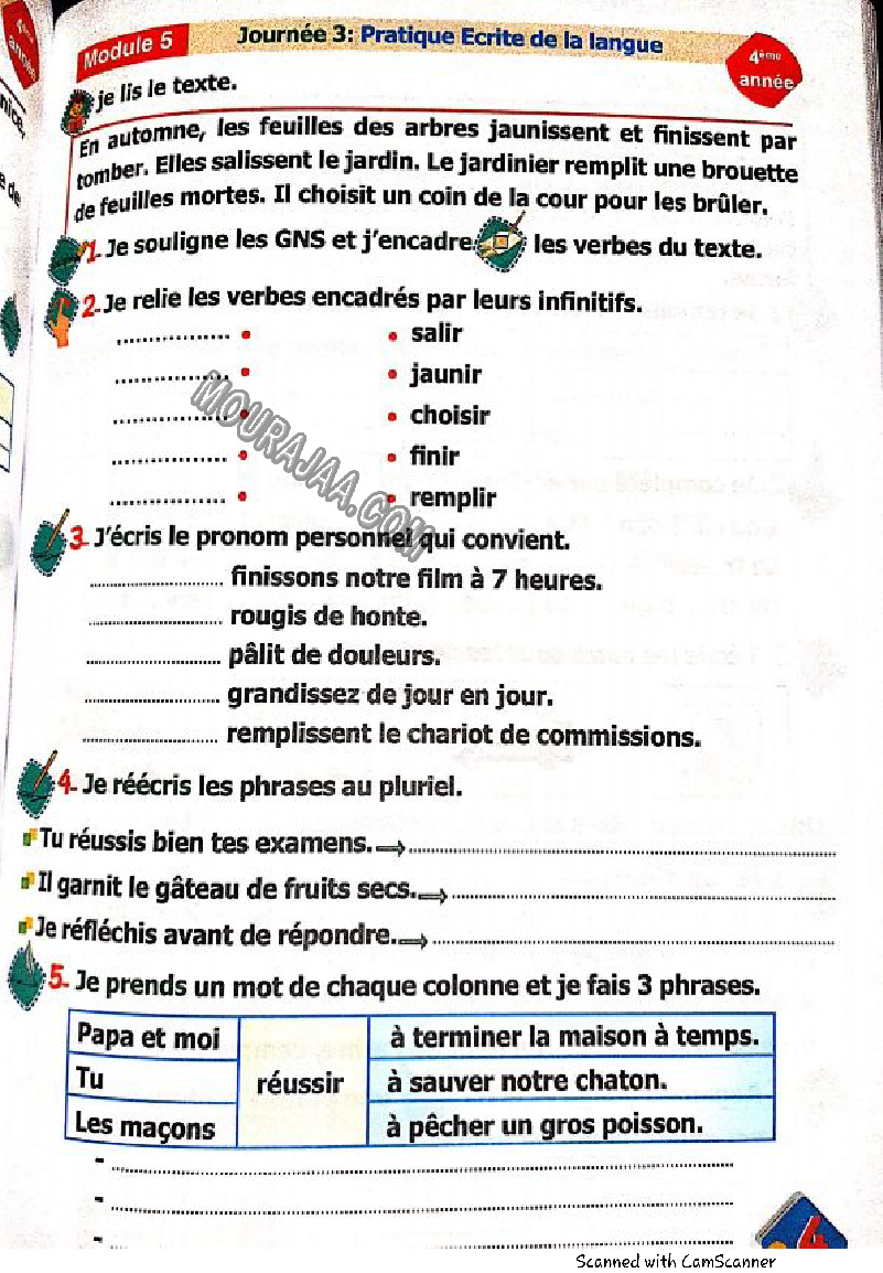 نور المشرق سنة رابعة الثلاثي الثاني