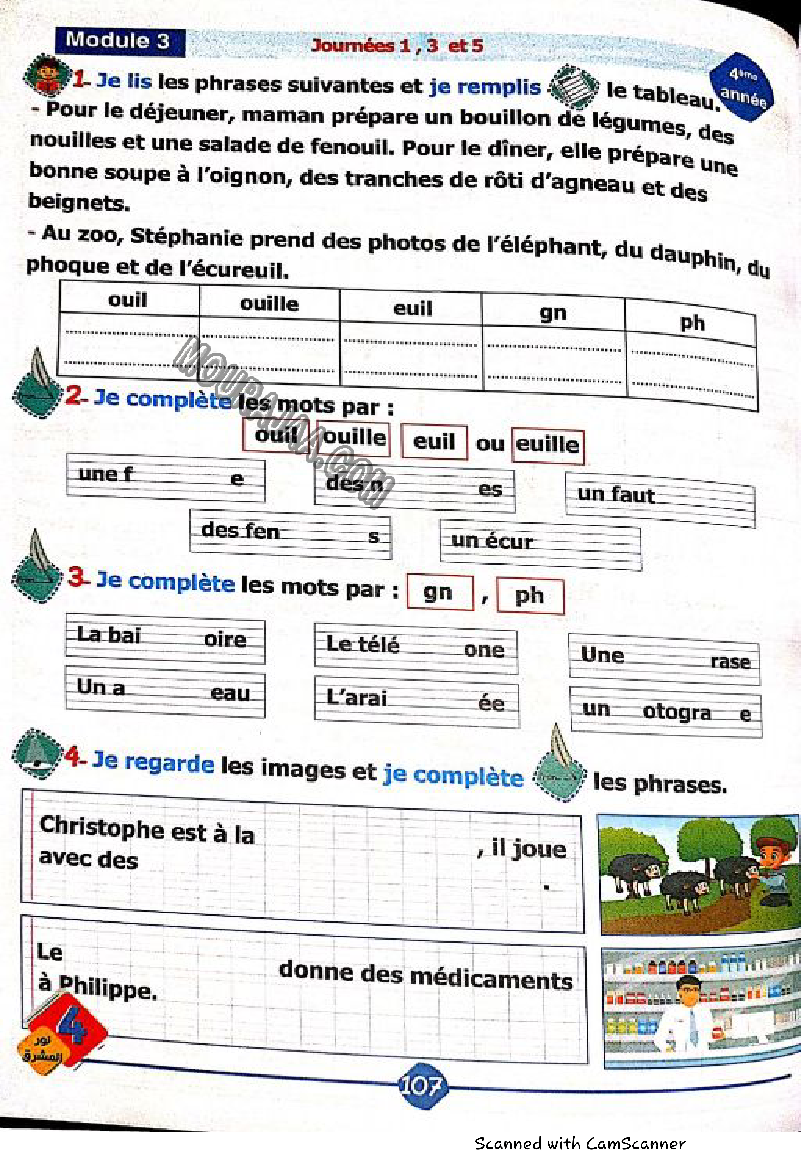 نور المشرق سنة رابعة الثلاثي الثاني