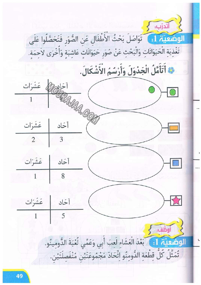 نور المعارف سنة اولى الثلاثي 2